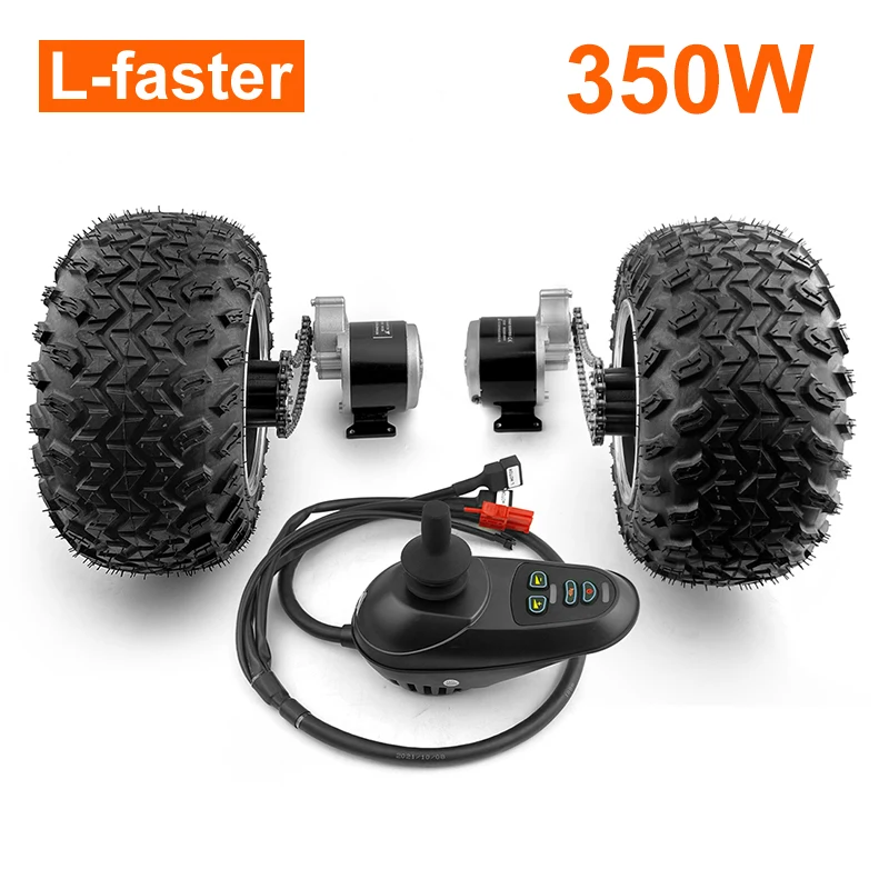 Kit Ruota Motore Elettrica 14.5 Pollici 350W - Per Carriole E Veicoli Leggeri - Foto 9