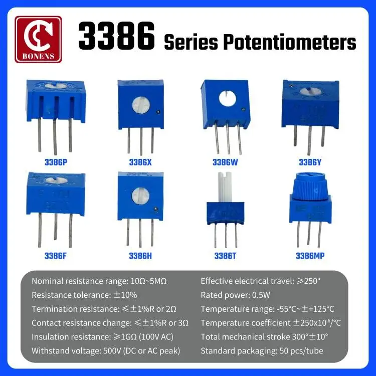 10k Variable Resistor Trimmer Potentiometer