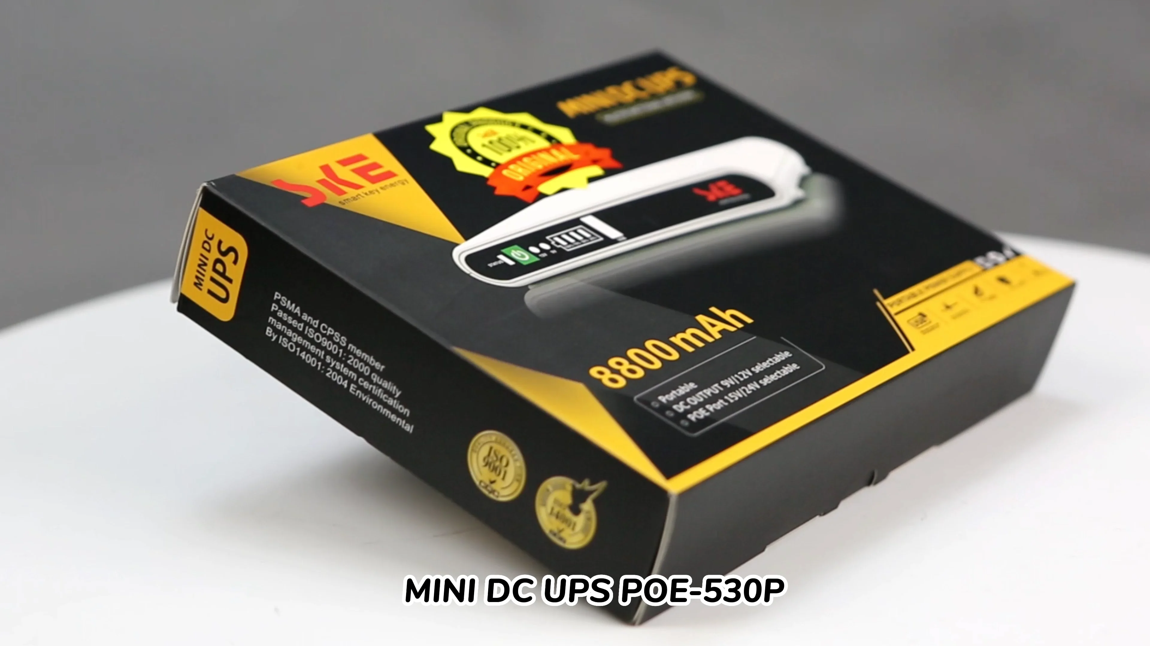 Mini Ups Uninterruptible Power Supply Ac 100v/240v 8800mah Dc 9v 12v ...