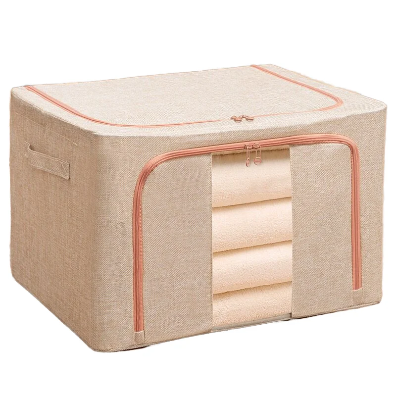 Foldable Multi-functional Space-saving Clothing Organizer Linen Storage Box for Household Wardrobe and Closet Systems