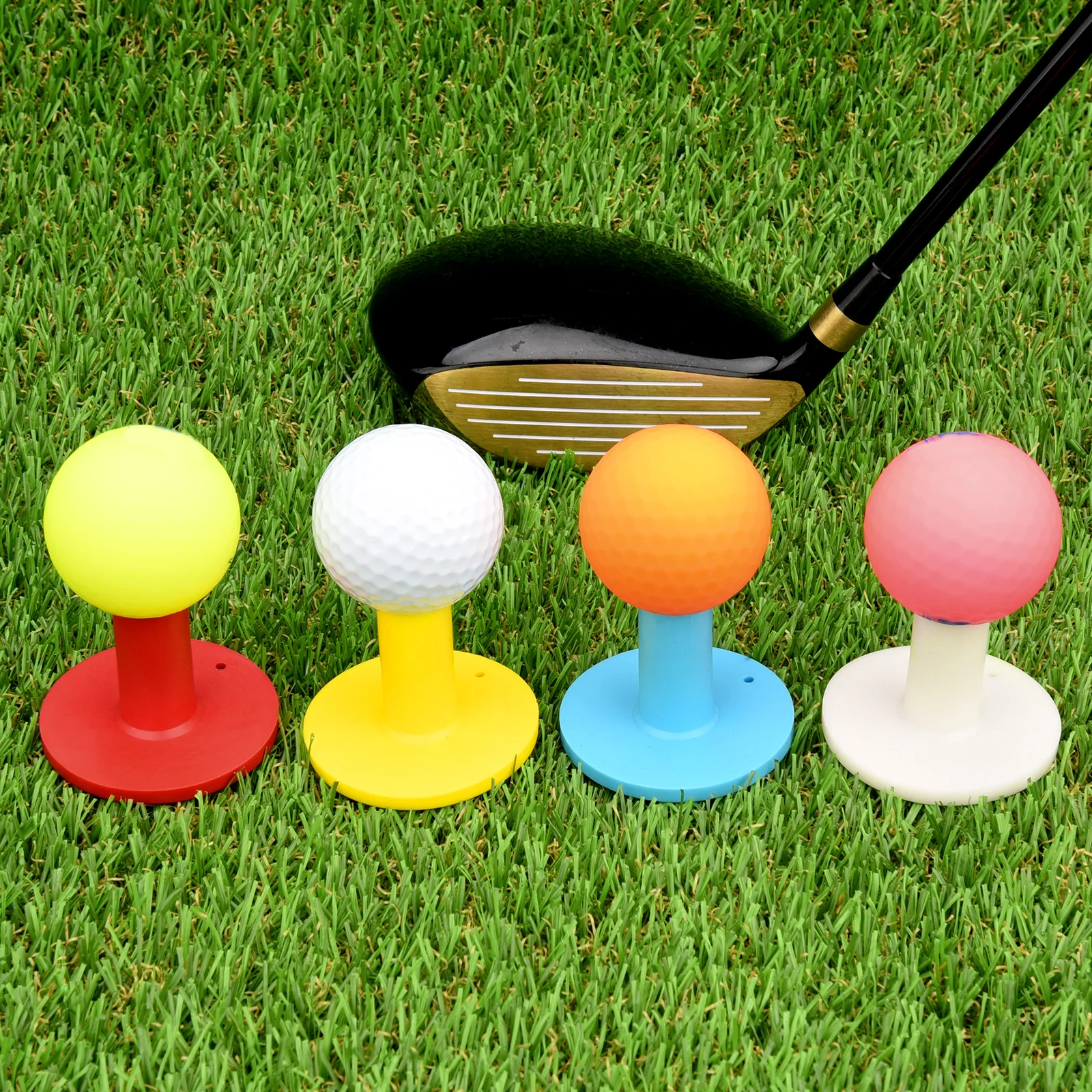 Factory Price Colorful Lines Four Prong Tees 83/70/45mm Custom Package