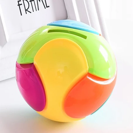 Pequeño juego de rompecabezas de colores, Bola de Banco de monedas