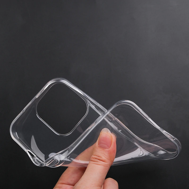 防震透明手机套硅胶软壳适用于iphone 16 plus 15 pro最大透明手机套
