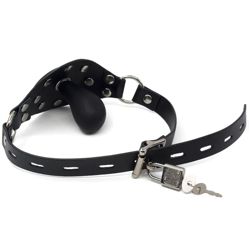 BDSM Fun Inflatable Mouth Plug Silicone Mouth Shackles Restraint Mouthball Alternative Sex Toys Gags Bondage Fetish Mouth Ball