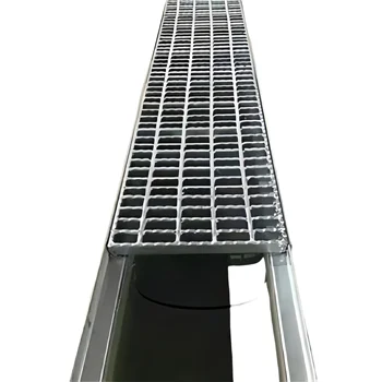 stainless steel grate step serrat bar stair tread open mesh flooring gutter drain grill 316 grating gradin en acier