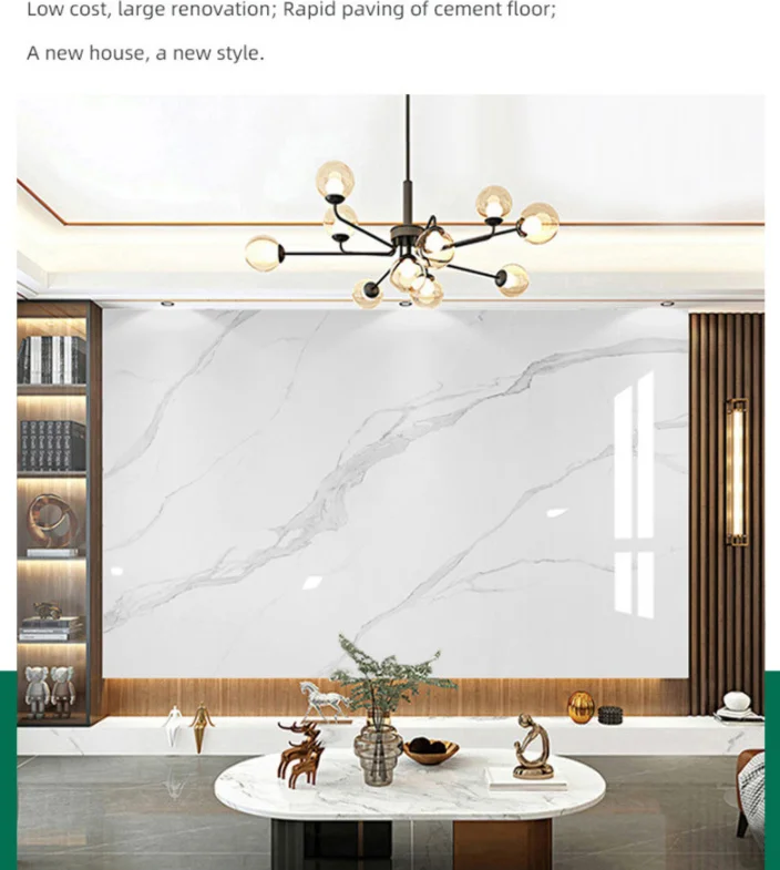 Modern Interior Decor Pvc Marble Panels Waterproof Uv SPC Wall Panel ...