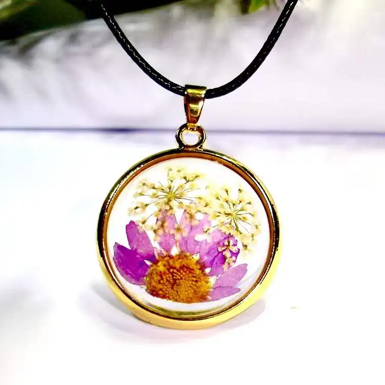 Primrose Pink Flower Pendant Necklace - Etsy