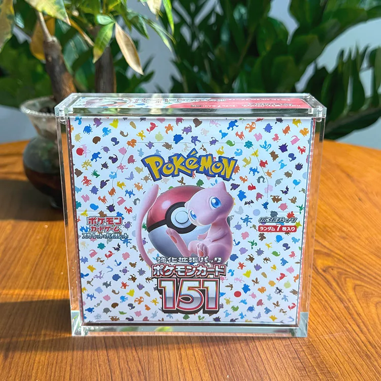 pokemon booster box protector Amazon.com: TCGHalo Acrylic Pack Case (5 Pack) Clear Magnetic Lid main image 1