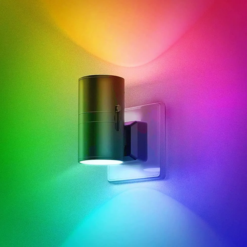 product 2024 new design led rgb adjustable wall light with plug for night-38