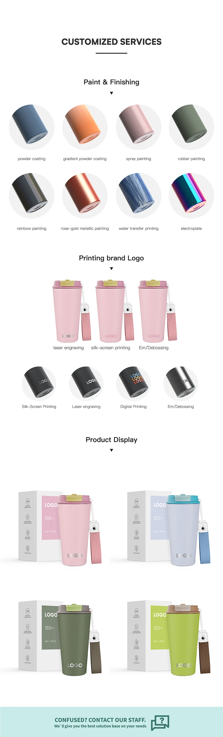 Color Options and Dimensions