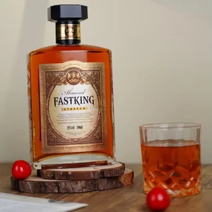 700ML B2B Almond Flavored Liqueur 28% ABV ODM Custom Bulk MOQ50 China Factory Bar Supermarket Café