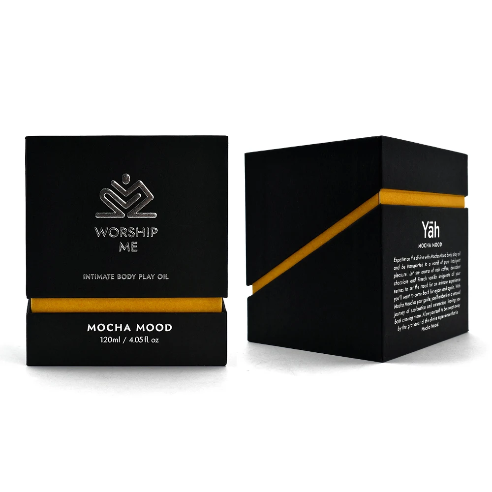 ISO9001 Custom Box Design Printing Rigid Cardboard Package Box Luxury Silver Foil Stamping Logo Candle Packaging Gift Box manufacture