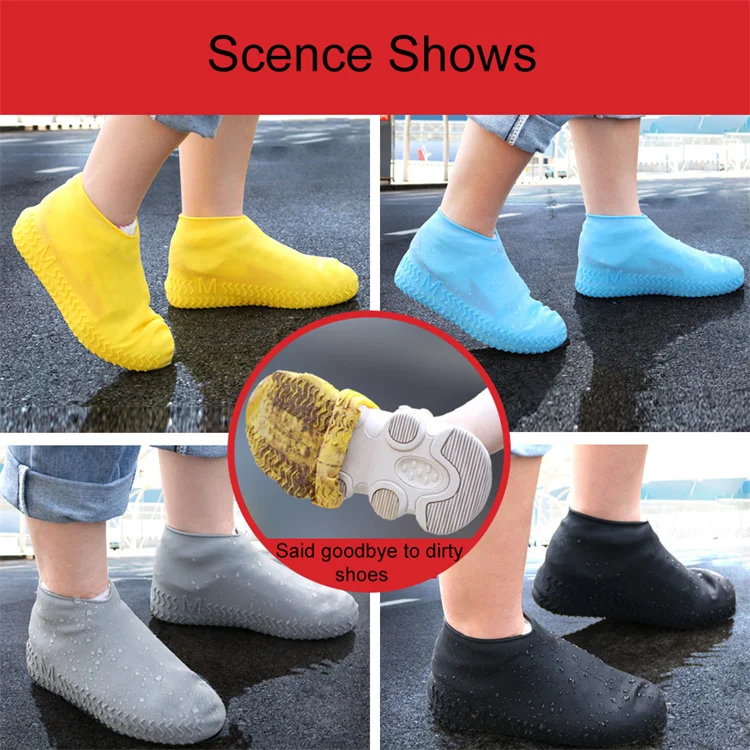 Shoes Silicone Protective Rain Shoe Cover Silicone Shoe Cover Rain