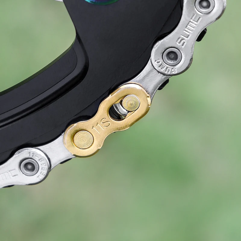 4-Pack Steel 12-Speed Bike Chain Missing Link Connectors – Durable, Reusable, And Comes In 3 Cool Colors