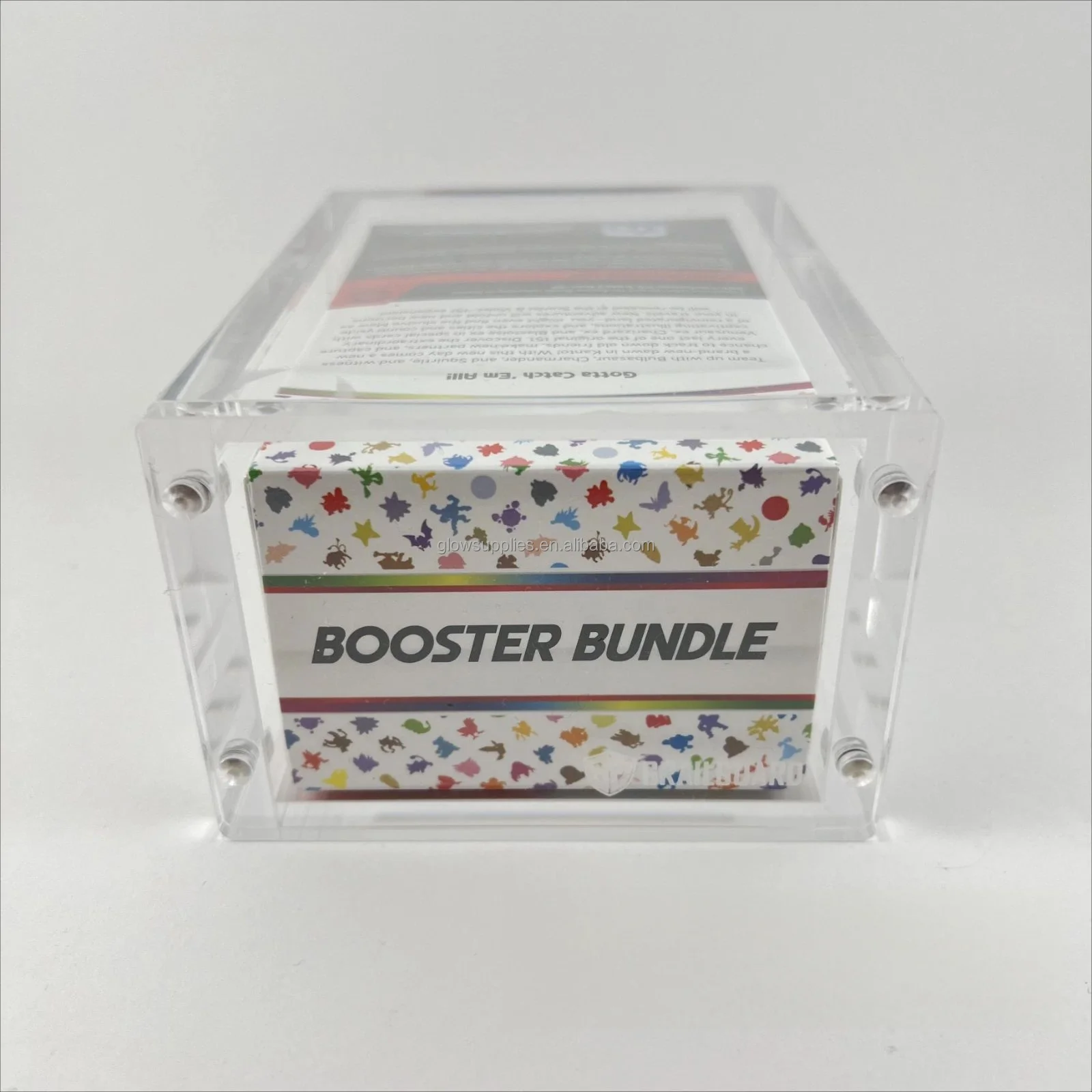 Pokemon 151 Booster Bundle Box - Acrylic Cards Pack Display Case