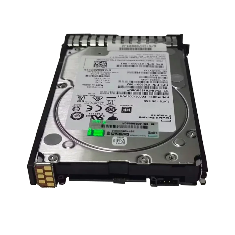 2.4TB SAS 12G Enterprise 10K Internal SFF (2.5in) HDD Baru Asli 881457-B21 881507-001 10K RPM SATA Port Ekspansi untuk Server