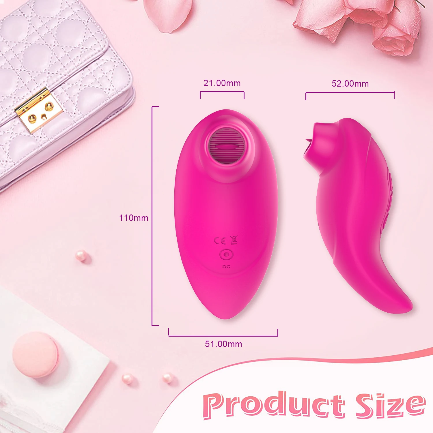 Women's G-Spot Licking and Vibrating Vibrator Silicone Sex Toys with Nipple Vagina Clip Adult Toy for Female Wholesale Factory