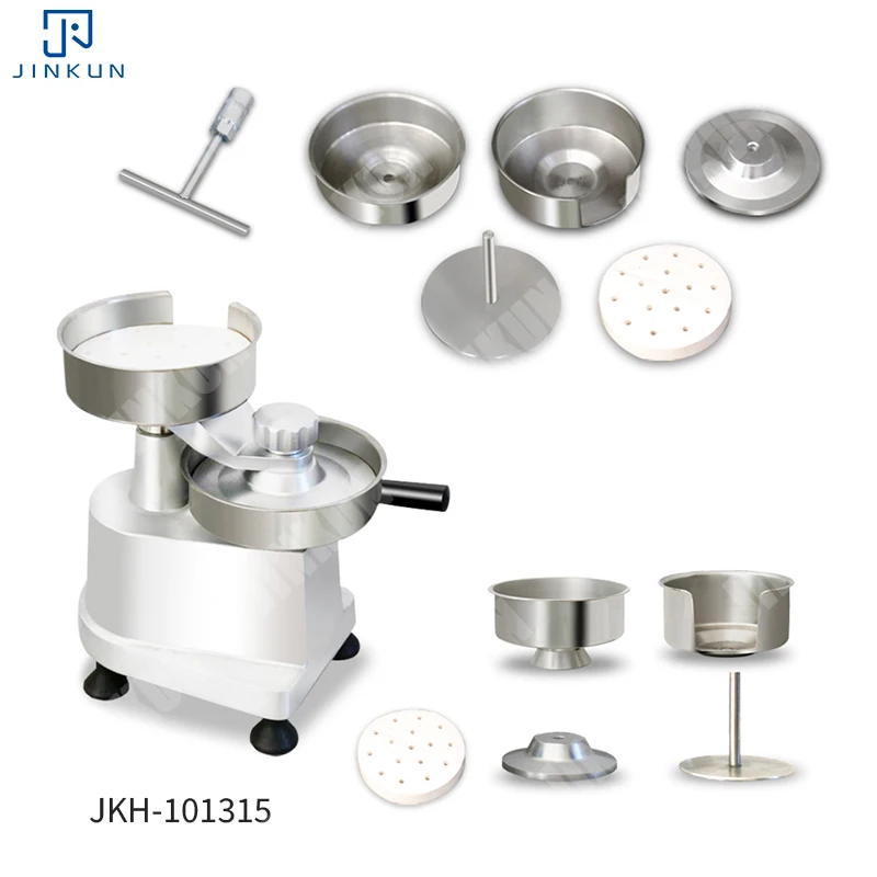 3-in-1 Replaceable Tray, Manual Hamburger Making Machine JKH-101315 Beef Patty Pressing Shrimp , Forming at One Time