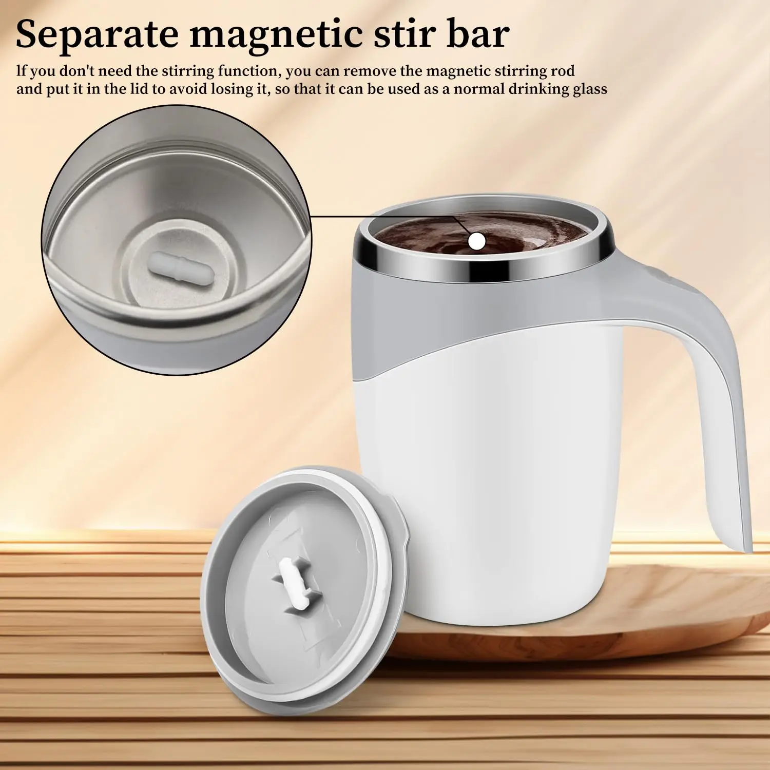 electric Coffee Mug with a Built-in LCD Thermometer, Perfect for electric Coffee Mug with a Built-in LCD Thermometer, Perfect for