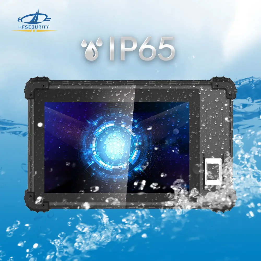 Hfsecurity 8 Inch Iris Fingerprint Face Recognition Tablet