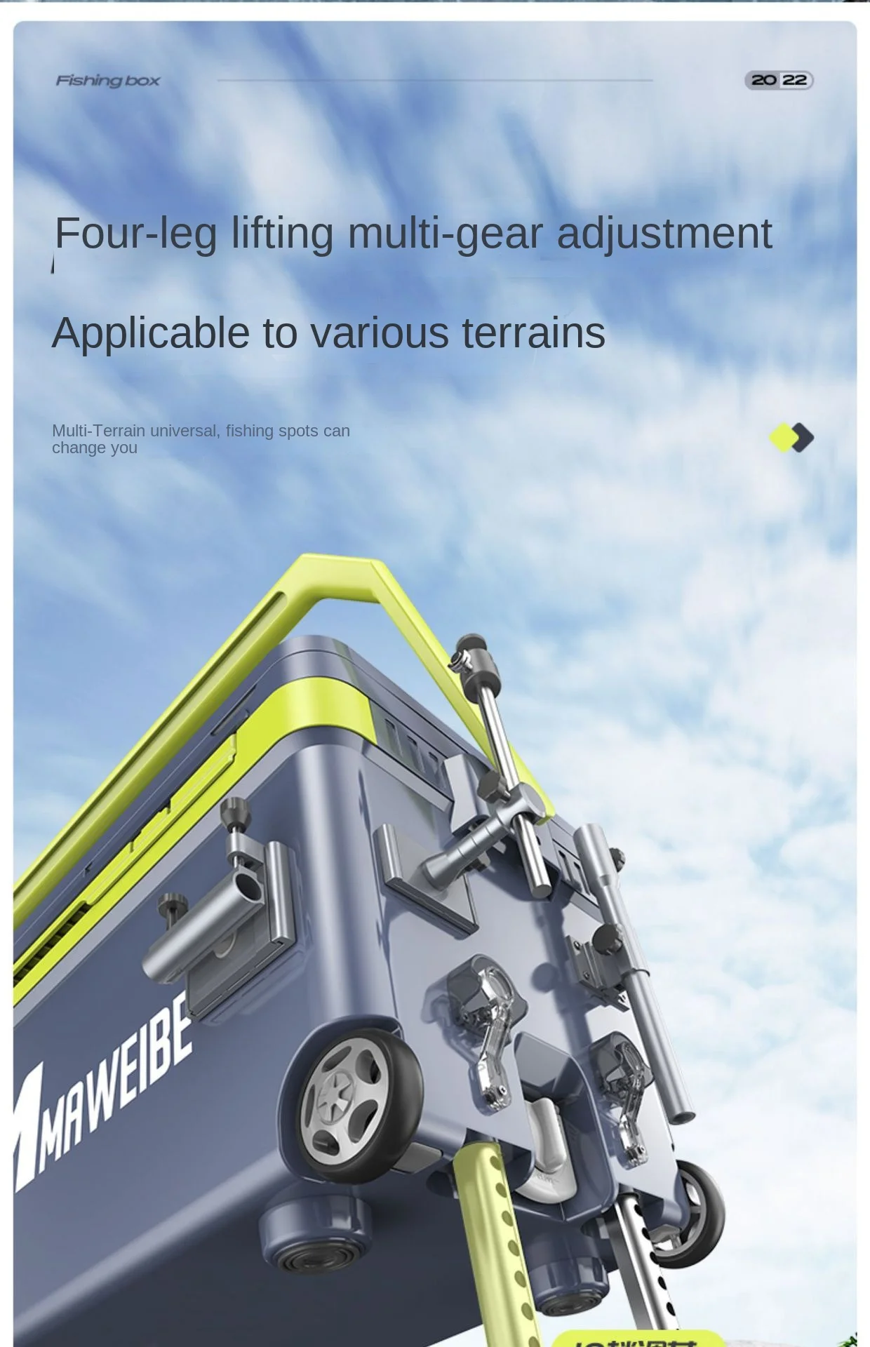 Fishing box new multi-functional  bucket ultra-light sitting Taiwan  wild fishing equipment