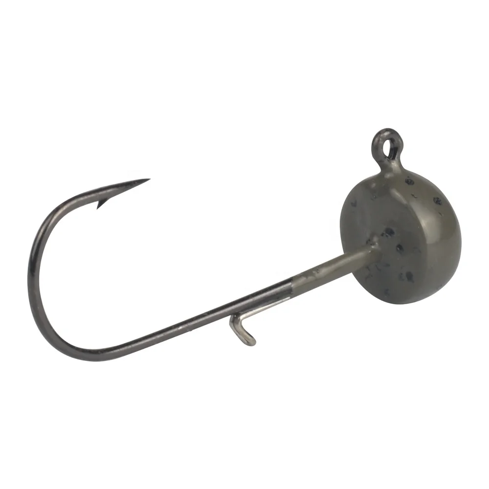 Ned Rig Jig Heads - 25pc Mushroom Head Fishing Hooks Kit For Bass & Crappie | 1/16oz, 1/8oz, 1/10oz Weights