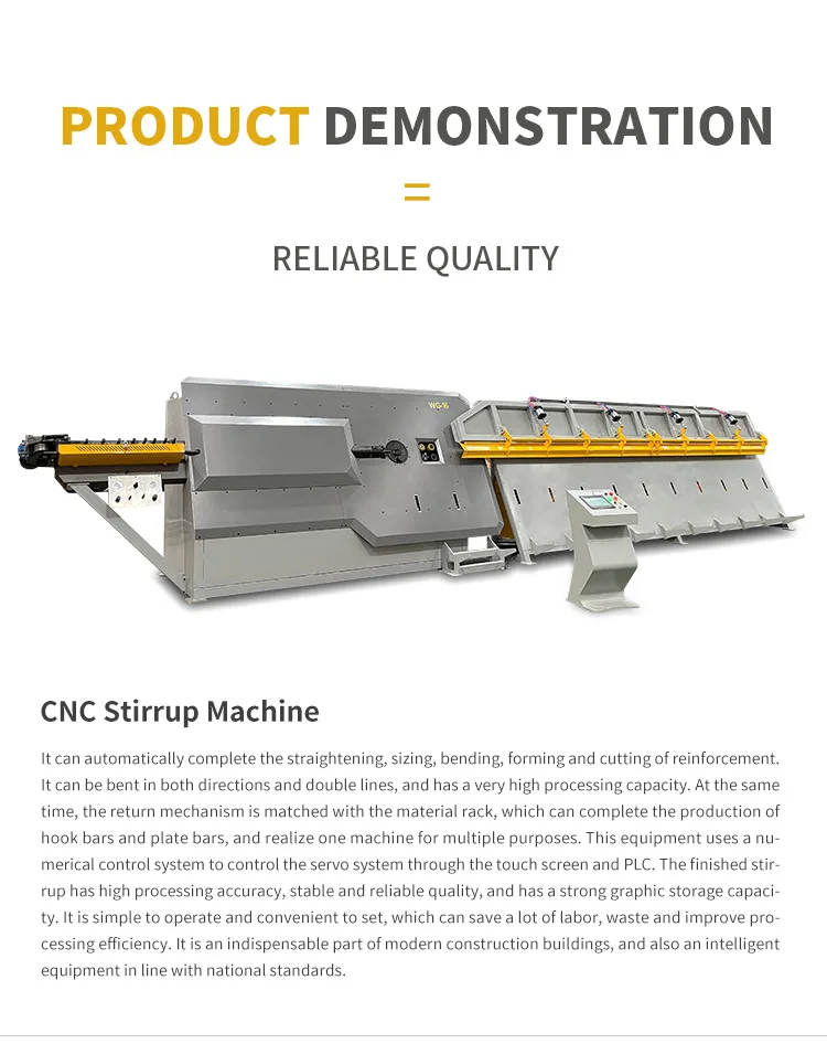 product china manufacturer large  press brake   high speed automatic steel bar cutting and bending machine price-58