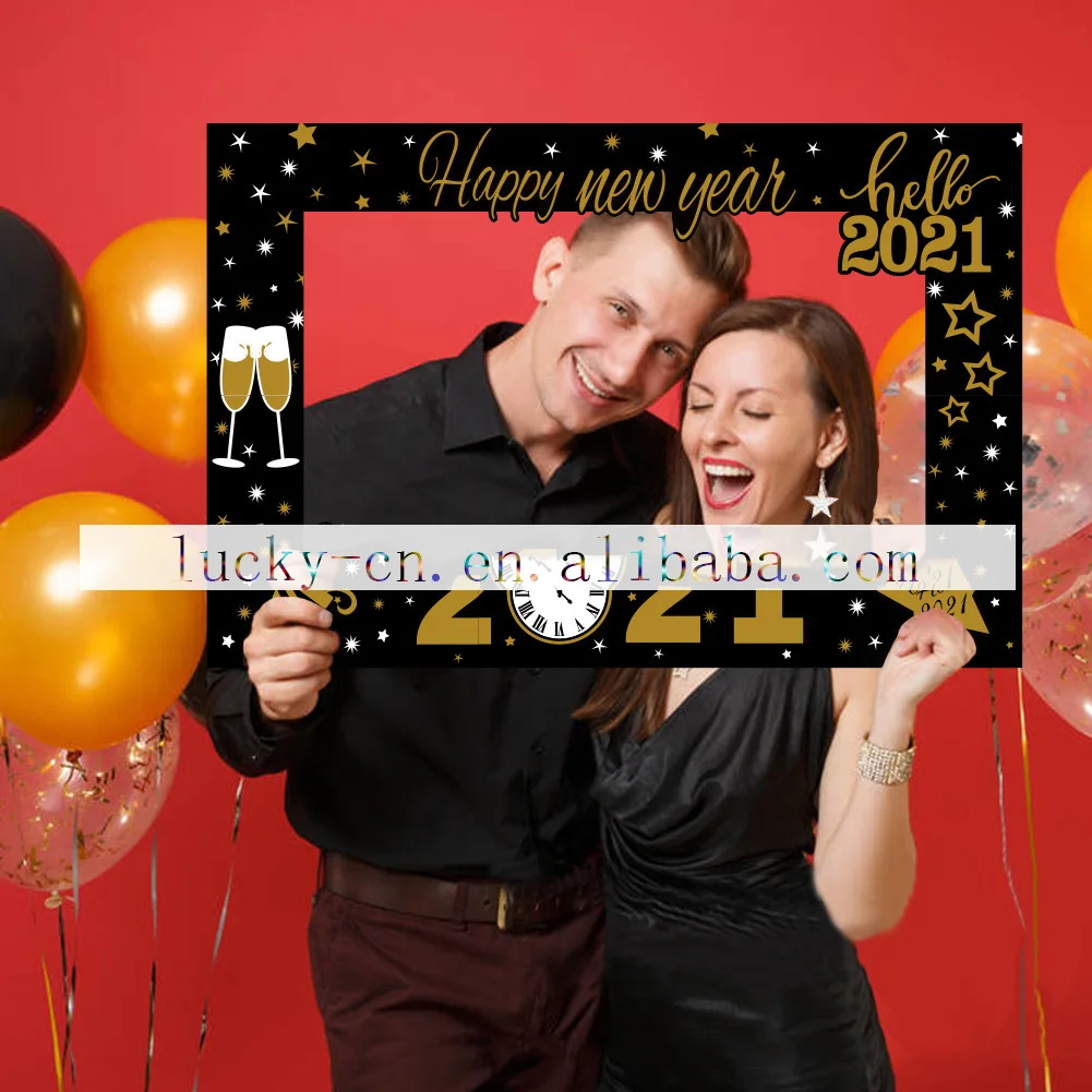 Новогодний баннер, реквизит для вечеринки, украшения для новогодней вечеринки 2021, реквизит для фотобудки