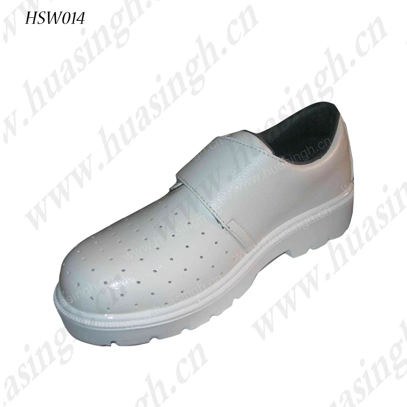 LXG,food Factory air Hole Style White Safety Shoes for Sale Medical Industry Steel Toe Insert Safety Clogs  HSW014
