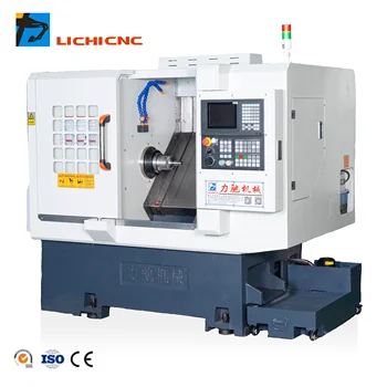 LC-52X Max. Swing Diameter (mm) 558 c axis cnc lathe with automatic bar feeder high precision slant bed cnc machine