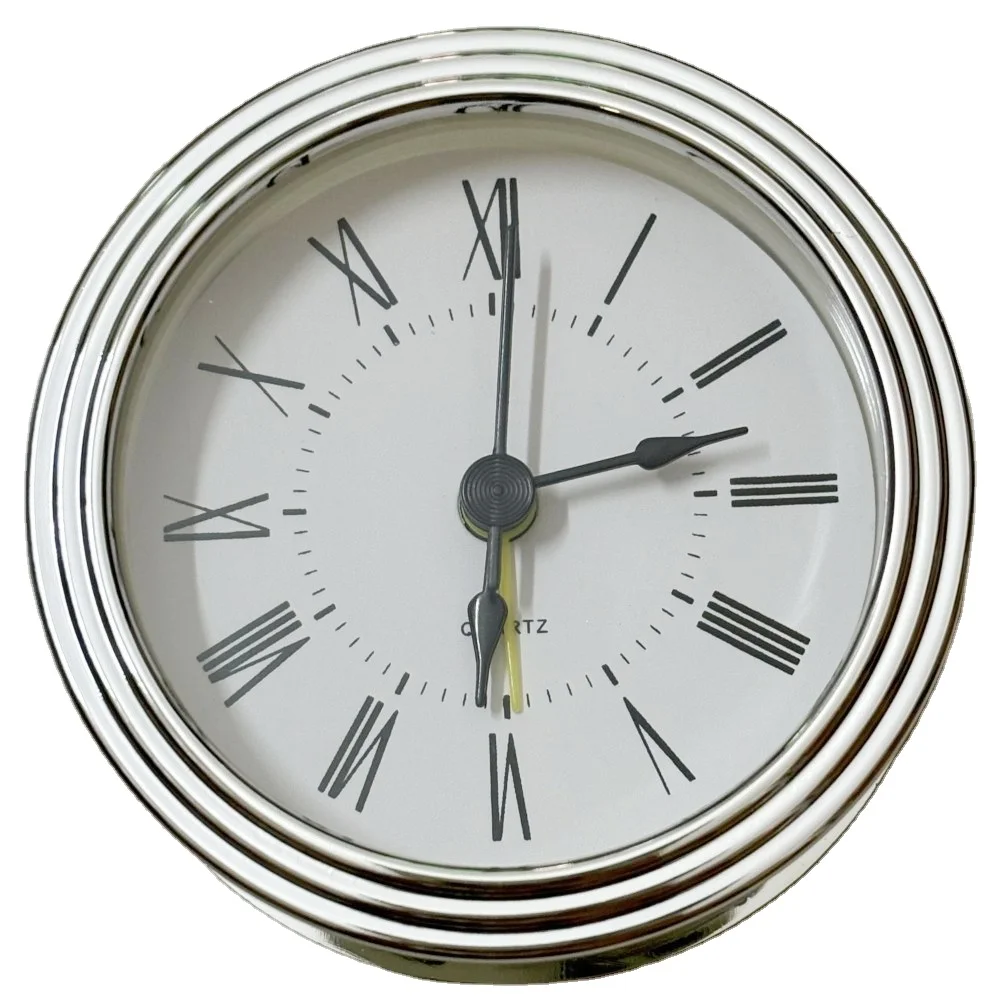 Quartz Analog Clock Heads Mini Insert Clock, Alarm Clock Inserts