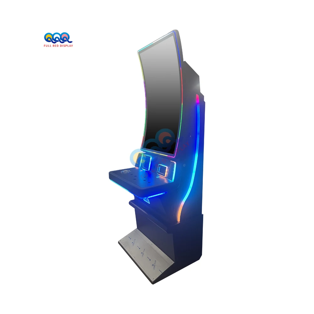Newest Customized Empty Coin Operated Amusement Games Horizontal Dual Screen Skill Game Machine Arcade Cabinet