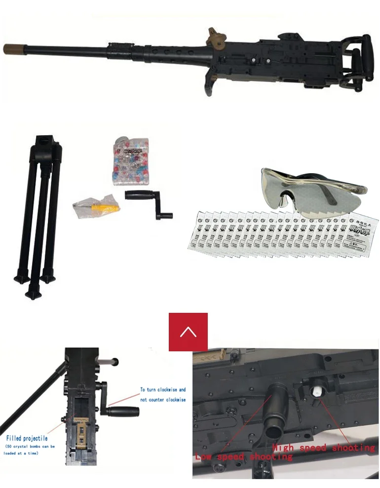 Wholesale Hand Operated Electric Projectile Stunt Gun for Children Gift