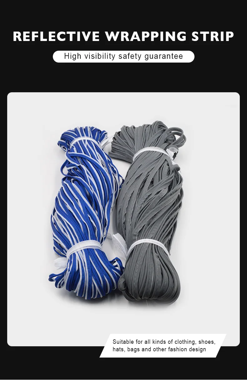 Reflective Material Bias Piping Reflective Binding Tape High Luster's