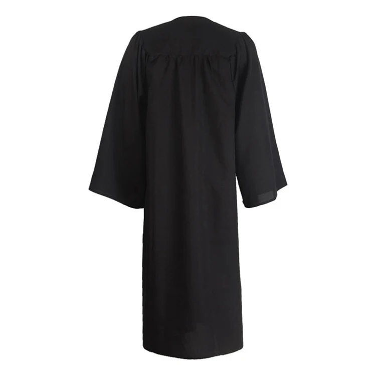 12 Colors Available Unisex Black Economy Bachelor Graduation Gown Robe factory