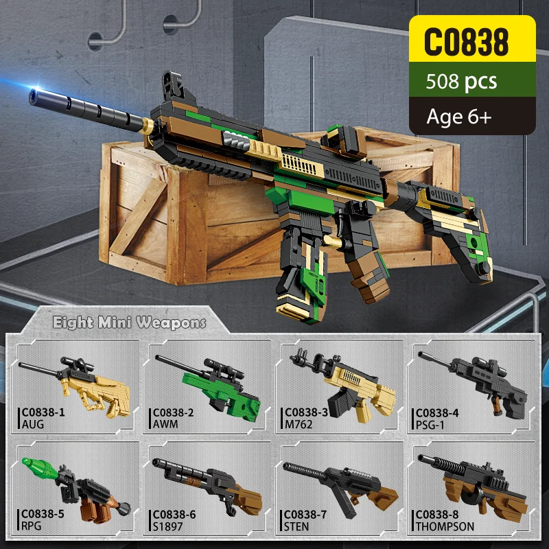 WOMA TOYSC0838組み立てマイクロボーシュタイン銃器ブロック