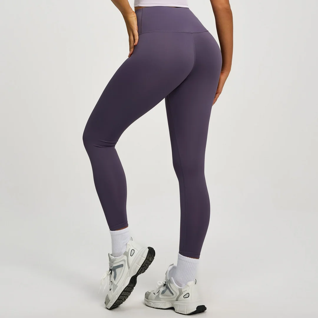 Skin Friendly Breathable Women Long Yoga Pants Wear Resistant Moderate Elastic Dance Fitness Slim Pants