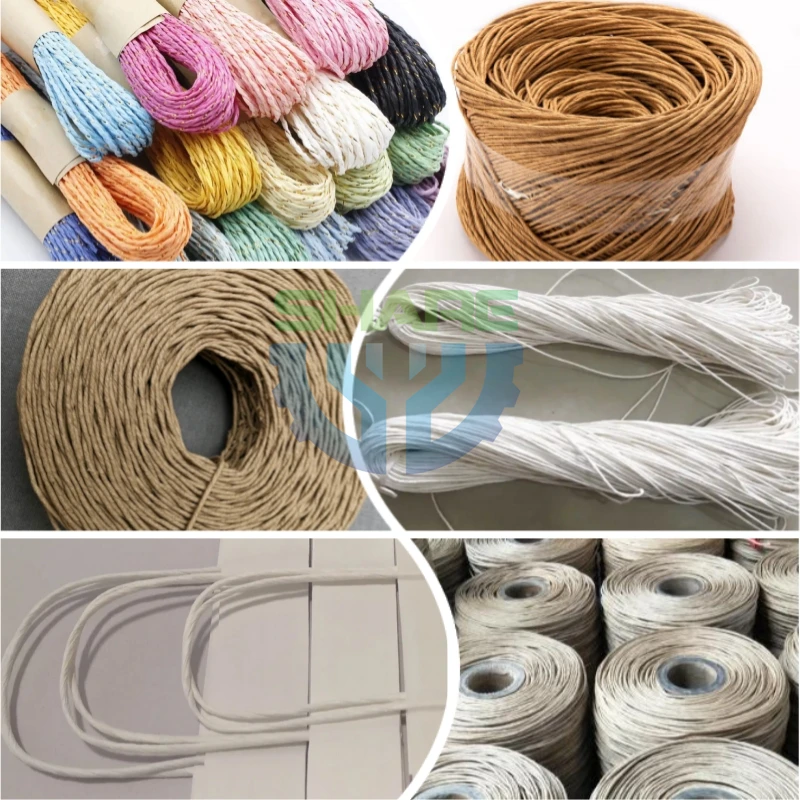 Twisted Paper Bag Rope Handle Making Machine for Paper Cord