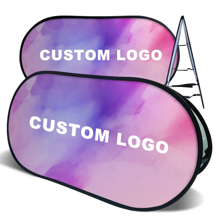 Factory Fabric Made Horizontal  Advertising Pop up Banner Custom Event Pop up Pop Out Banner