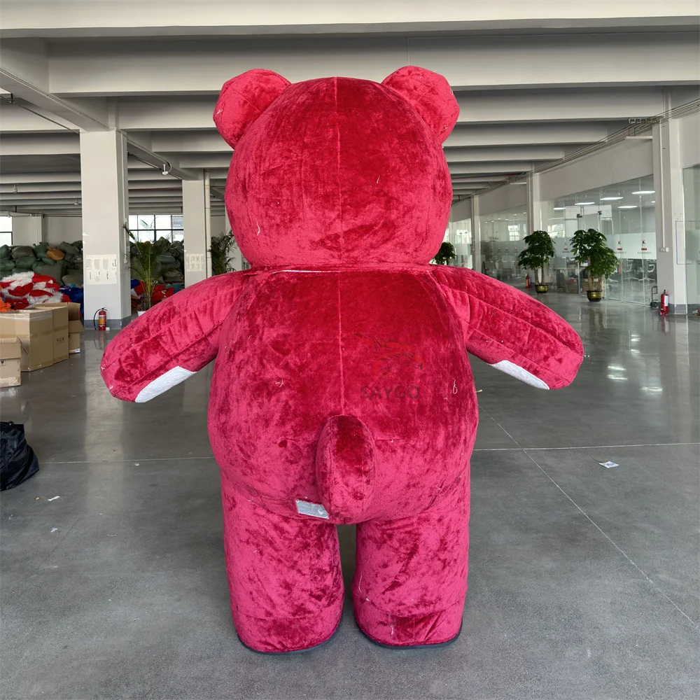 MOQ 1 PIECE Inflatable Losto Strawberry Bear Cartoon Mascot Costume Cosplay Anime Toy Story for Adult