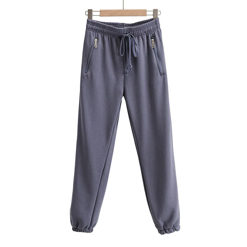 women's sweatpants with zippers on bottom