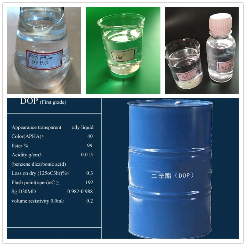 99.5% Dioctyl Phthalate Chemical Supplies High-quality Plasticizer Dop