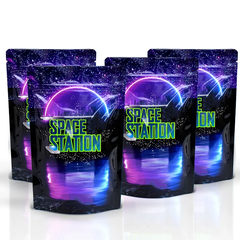 LT Customized Cookies Candy Sour Patch Gummies Matte Soft Touch 3.5 7g 14g Smell Proof Zipper Food Edibles Packaging Mylar Bag