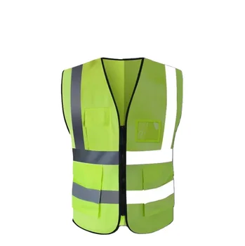 Hi Vis Safety Vest Custom High Visibility Men's High Reflective Safety Workwear Hivis Ves