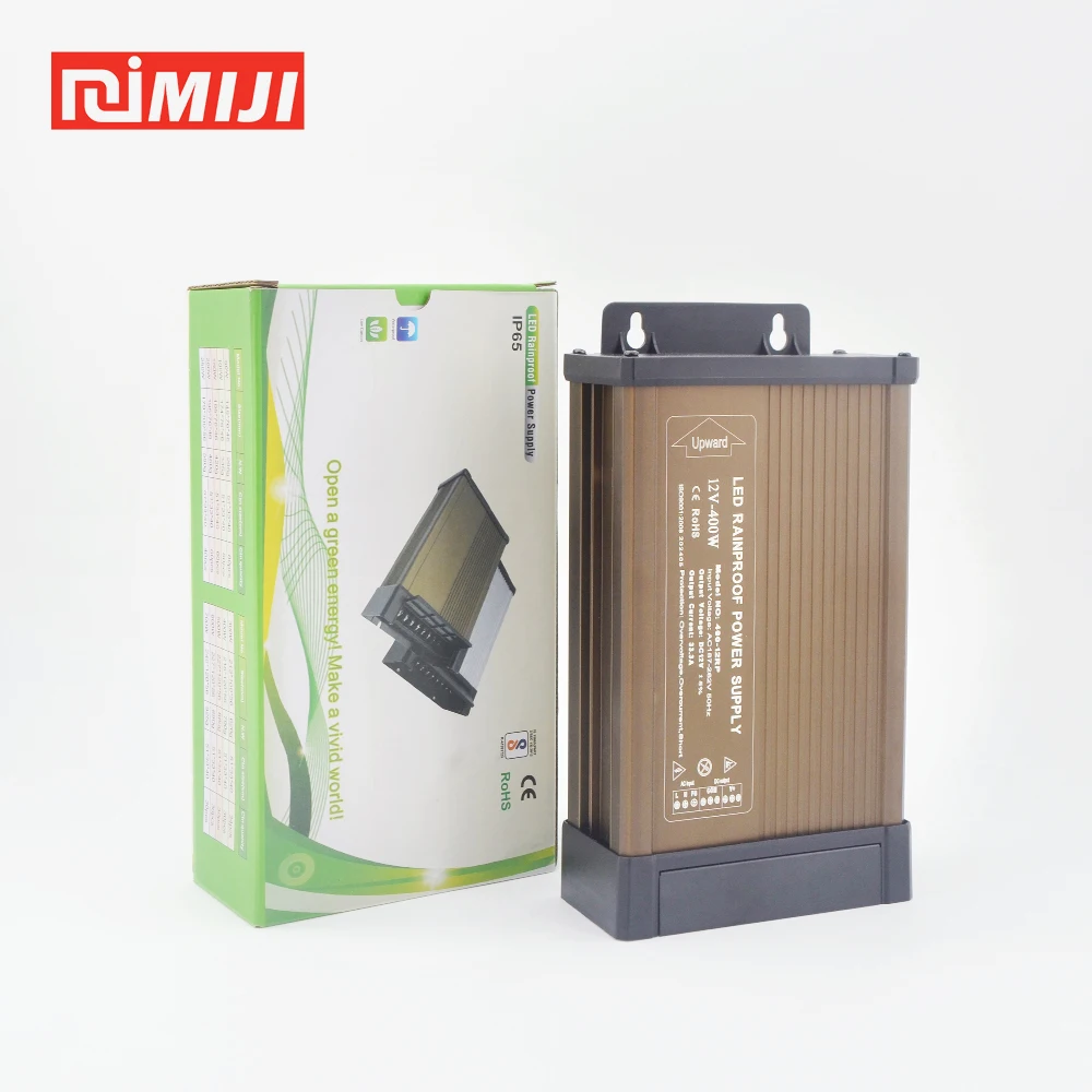 Led Driver 400 Watt Switch Mode Power Supply Circuit Led Rainproof Power Supply for Building Led Wall Lights 12v 24v