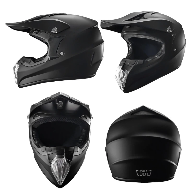 Youth Full-Face Go-Kart Helmet - ABS for off-Road Racing