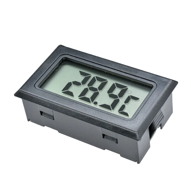 Estallion Mini LCD digital thermometer sensor wired for Indoor