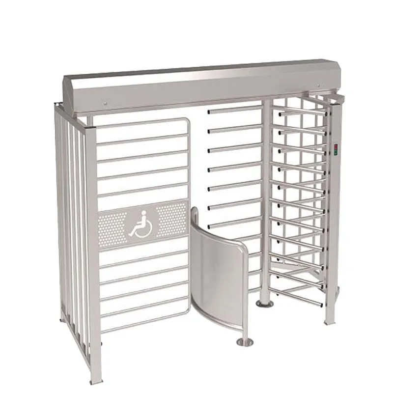 304 Stainless Steel Security Full Height Bicycle Turnstile