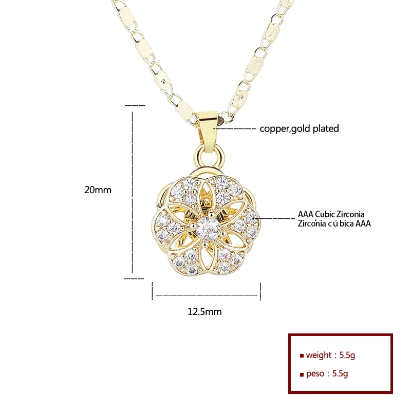 Collier et pendentif Chaîne Plaqué Or Rose Femme 5358827 SWAROVSKI