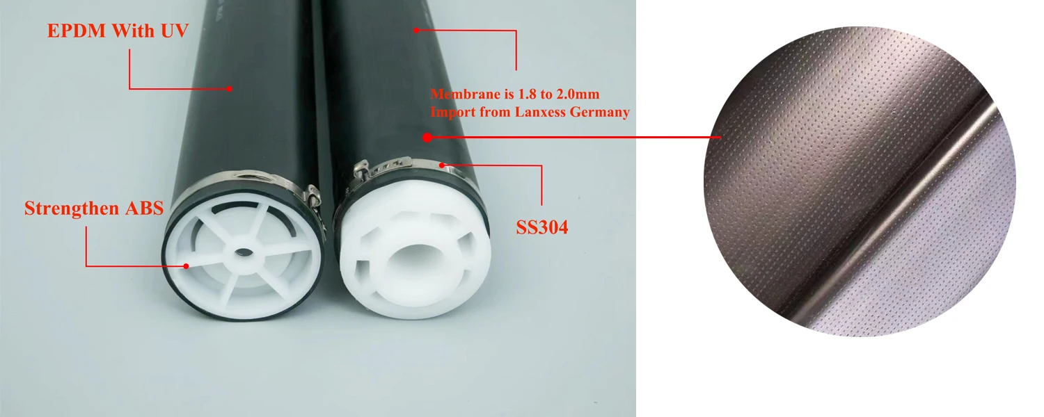 Tube Type Diffusers Low Operating Costs EPDM Flexible Tube Diffuser Fine Bubble Formation ...